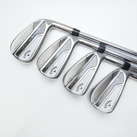 Used Callaway Paradym Ai Smoke Iron Set / 5 - PW + AW / Stiff Flex
