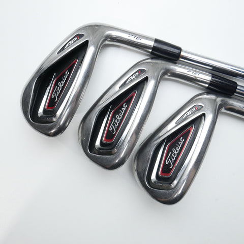 Used Titleist AP1 716 Iron Set / 5 - PW + AW / Stiff Flex