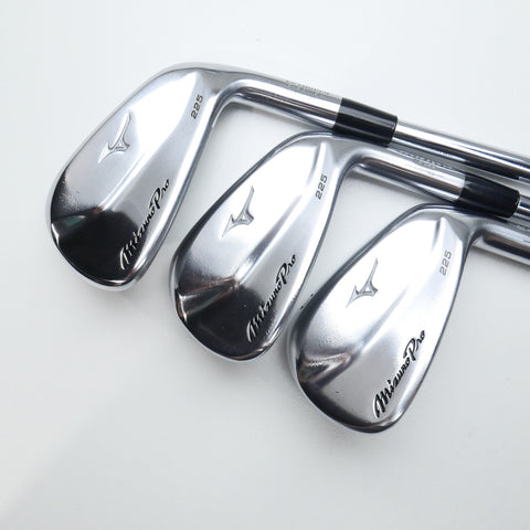 Used Mizuno Pro 225 HMB Iron Set / 4 - PW / Regular Flex