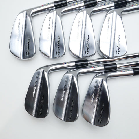 Used TaylorMade Rors Proto Iron Set / 4 - PW / TX Flex
