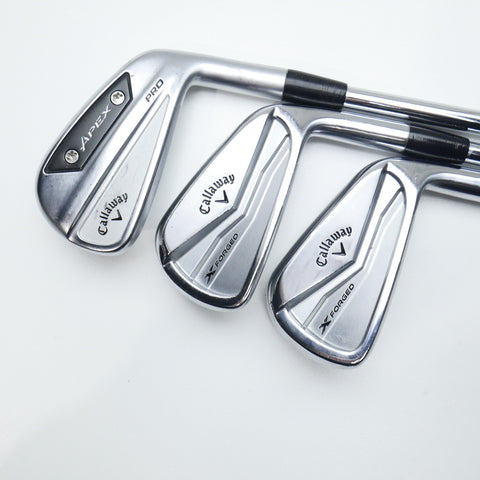 Used Callaway Apex 24 & X Forged 24 Iron Set / 5 - PW / X-Stiff Flex