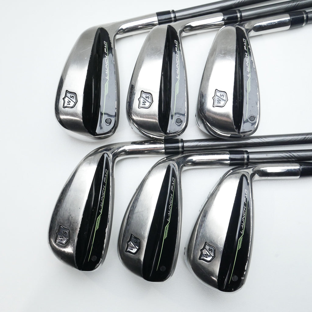 Used Wilson Launch Pad 2022 Iron Set / 5 - PW / A Flex
