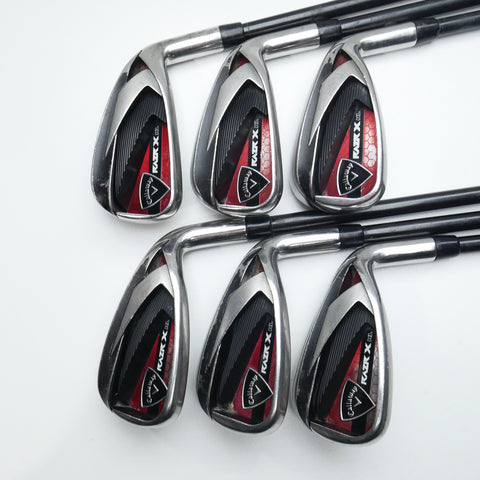 Used Callaway Razr X HL Iron Set / 6 - PW + AW / A Flex