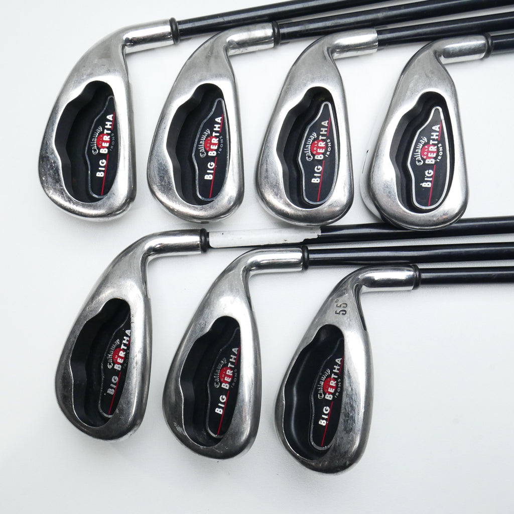 Used Callaway Big Bertha 2002 Iron Set / 4 - SW / Regular Flex