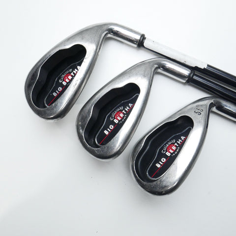 Used Callaway Big Bertha 2002 Iron Set / 4 - SW / Regular Flex