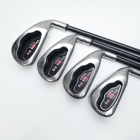 Used Callaway Big Bertha 2002 Iron Set / 4 - SW / Regular Flex