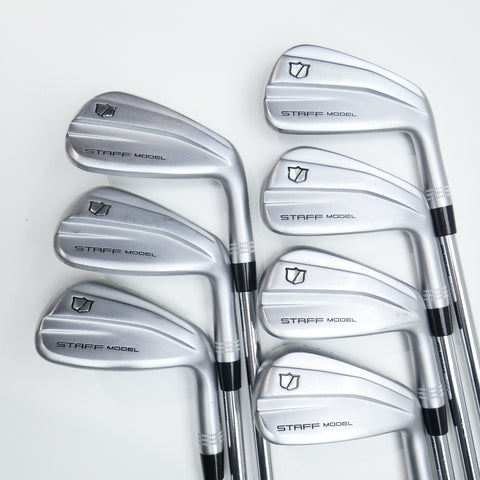 Used Wilson Staff Model XB Iron Set / 5 - PW + GW / Regular Flex