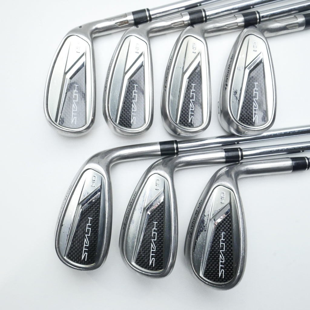 Used TaylorMade Stealth HD Iron Set / 5 - SW / Regular Flex