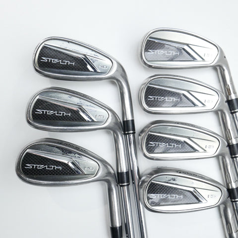 Used TaylorMade Stealth HD Iron Set / 5 - SW / Regular Flex