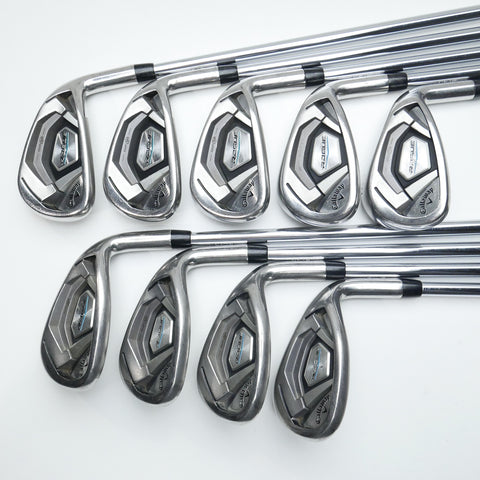 Used Callaway Rogue Iron Set / 5 - SW + AW + LW / Regular Flex