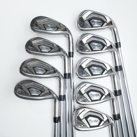 Used Callaway Rogue Iron Set / 5 - SW + AW + LW / Regular Flex
