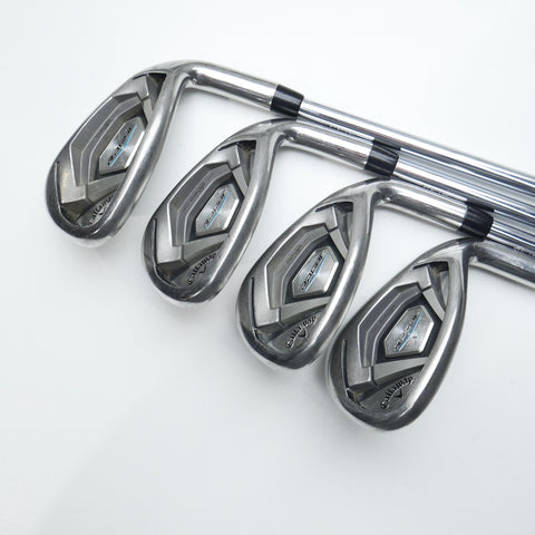 Used Callaway Rogue Iron Set / 5 - SW + AW + LW / Regular Flex