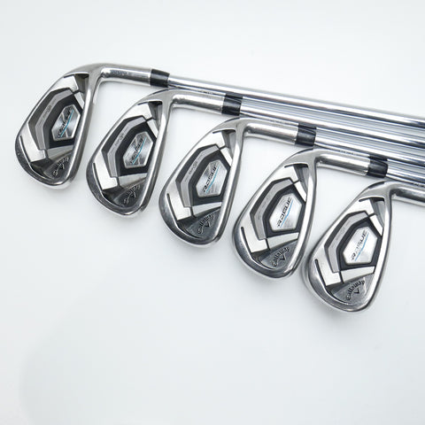 Used Callaway Rogue Iron Set / 5 - SW + AW + LW / Regular Flex