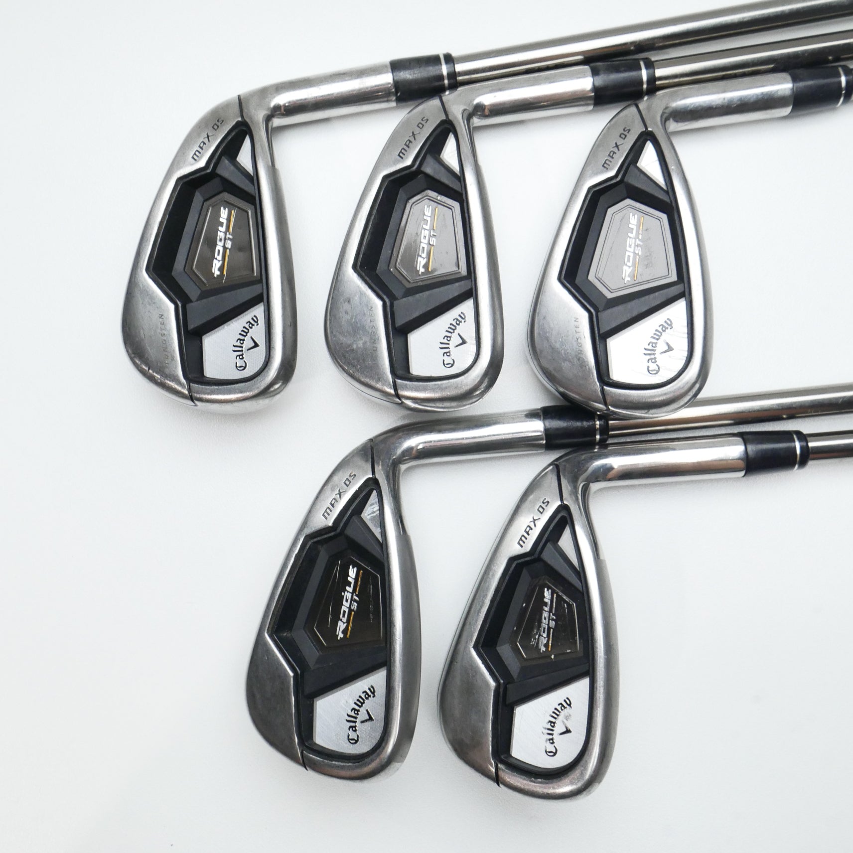 Used Callaway Rogue ST MAX OS Iron Set / 6 - PW / Ladies Flex
