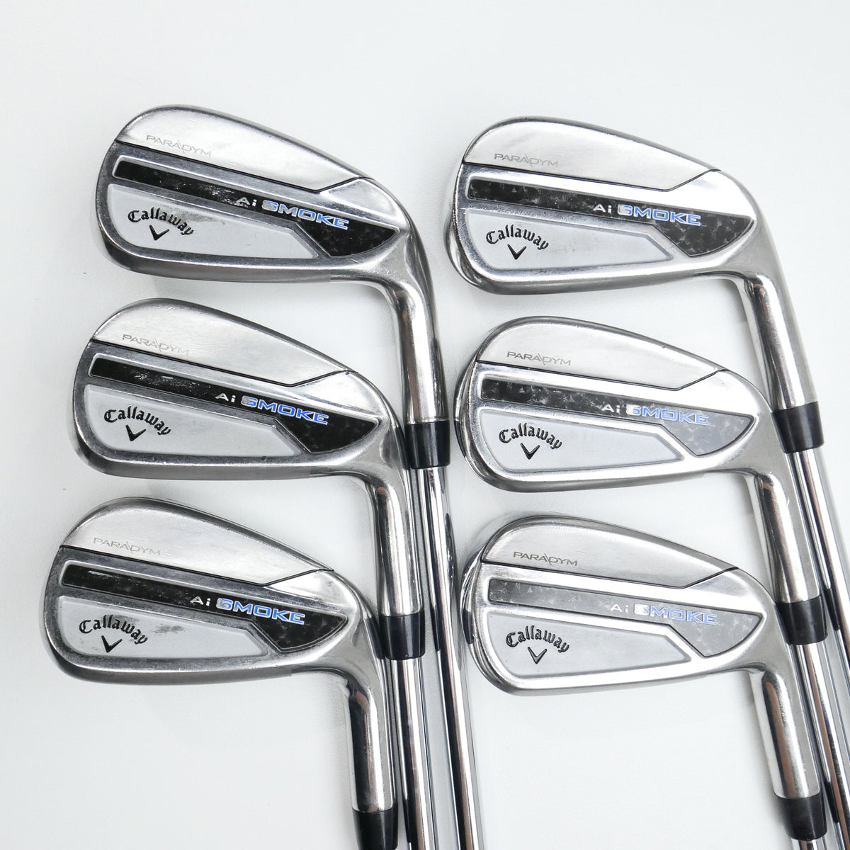 Used Callaway Paradym Ai Smoke Iron Set / 5 - PW / Regular Flex