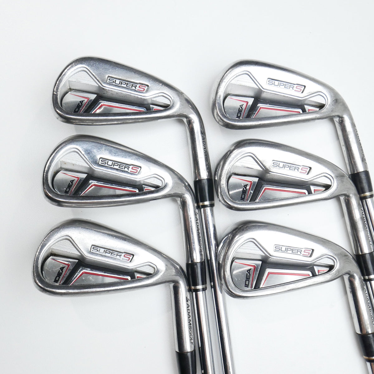 Used Adams Idea Super S Iron Set / 5 - PW / Regular Flex