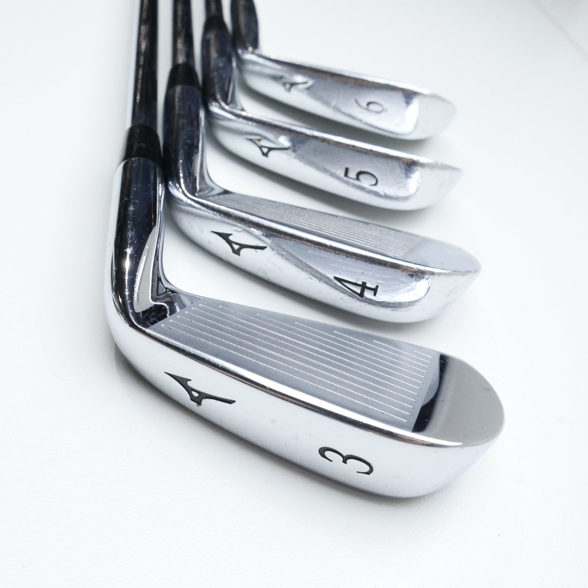 Used Mizuno MP-57 Iron Set / 3 - PW / Regular Flex / Left-Handed