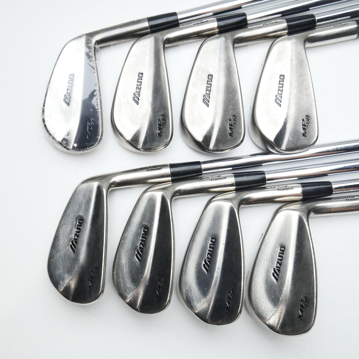 Used Mizuno MP-68 Iron Set / 3 - PW / Stiff Flex
