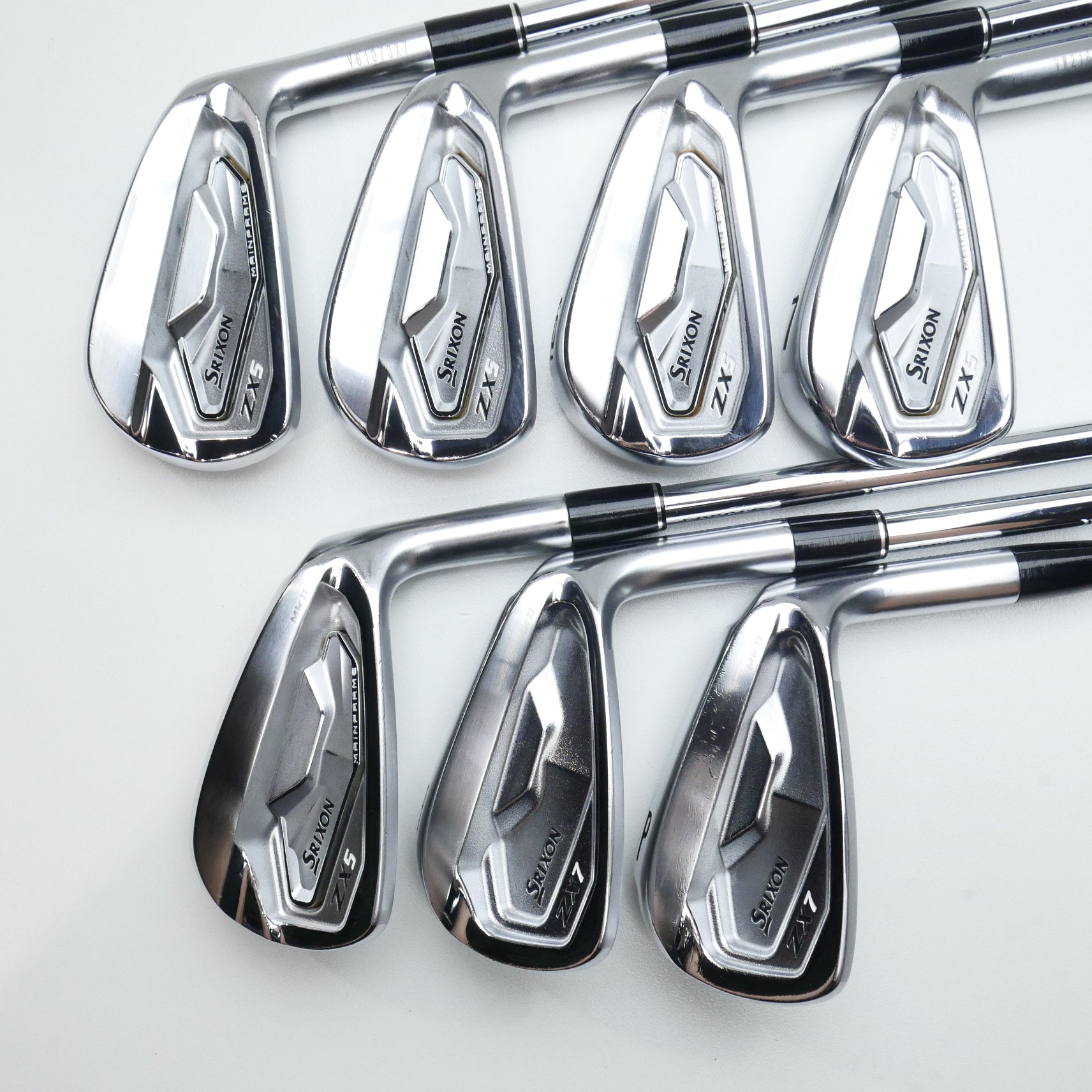 Used Srixon ZX5 MKII & ZX7 MKII Combo Set Iron Set / 4 - PW / X-Stiff Flex - Replay Golf 