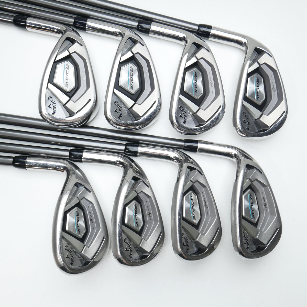 Used Callaway Rogue Iron Set / 5 - SW + AW / A Flex / Left-Handed - Replay Golf 