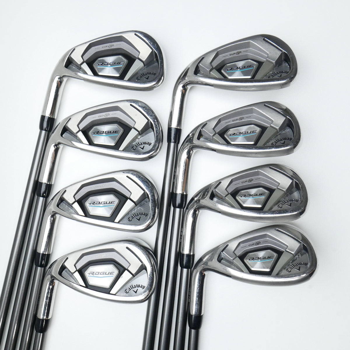 Used Callaway Rogue Iron Set / 5 - SW + AW / A Flex / Left-Handed - Replay Golf 