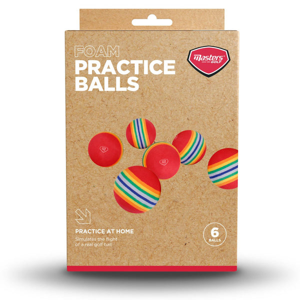 Masters Foam Practice Rainbow Balls