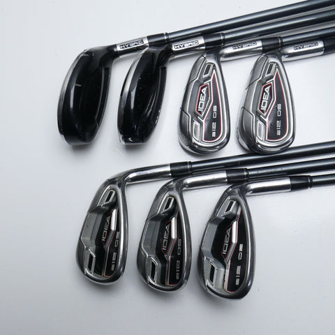 Used Adams Idea A12 OS Iron Set / 5 - SW / Lite Flex