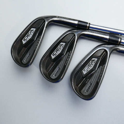 Used Adams Idea Black CB3 Iron Set / 4 - PW / Regular Flex