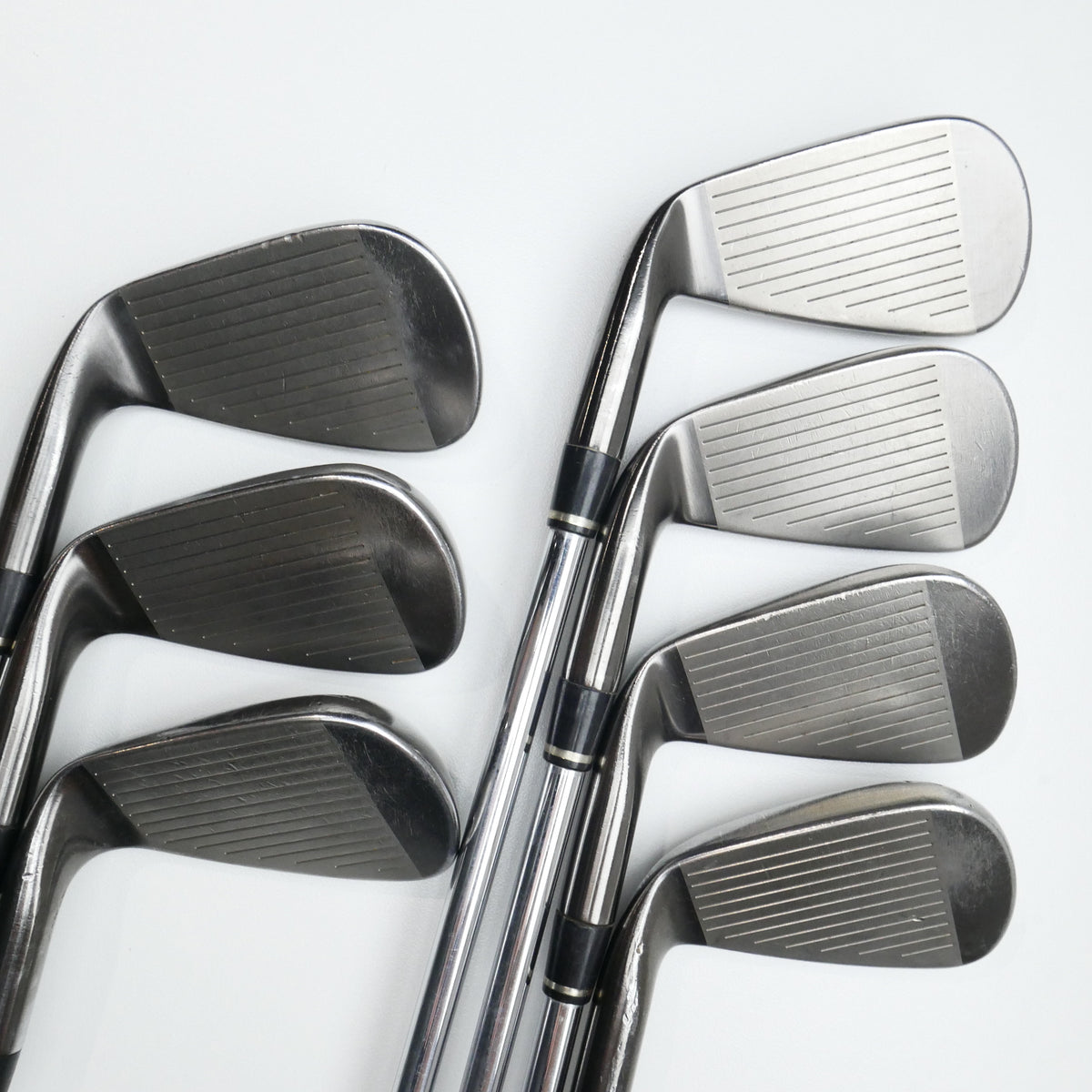 Used Adams Idea Black CB3 Iron Set / 4 - PW / Regular Flex