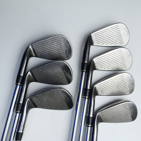 Used Adams Idea Black CB3 Iron Set / 4 - PW / Regular Flex