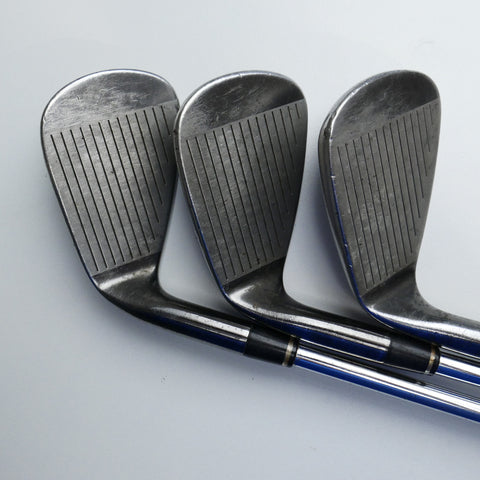 Used Adams Idea Black CB3 Iron Set / 4 - PW / Regular Flex