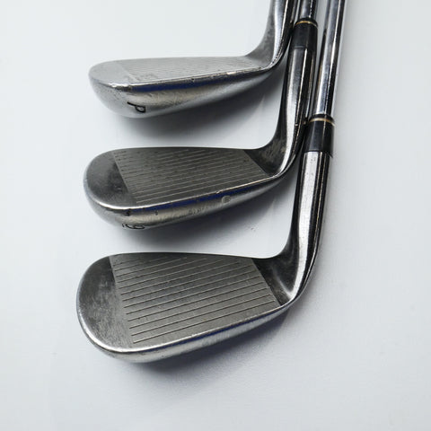 Used Adams Idea Black CB3 Iron Set / 4 - PW / Regular Flex