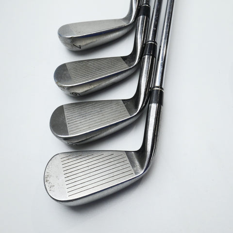 Used Adams Idea Black CB3 Iron Set / 4 - PW / Regular Flex