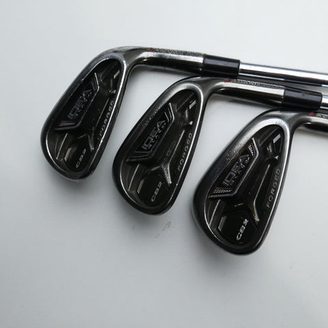 Used Adams Idea Pro Black CB2 Iron Set / 4 - PW / Regular Flex