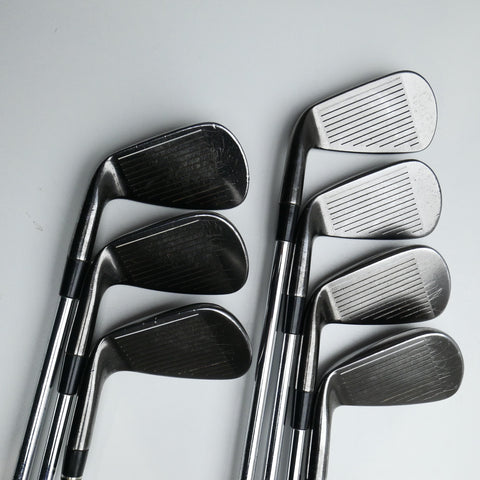 Used Adams Idea Pro Black CB2 Iron Set / 4 - PW / Regular Flex