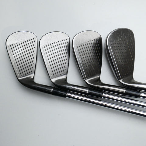 Used Adams Idea Pro Black CB2 Iron Set / 4 - PW / Regular Flex