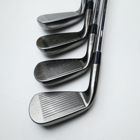 Used Adams Idea Pro Black CB2 Iron Set / 4 - PW / Regular Flex