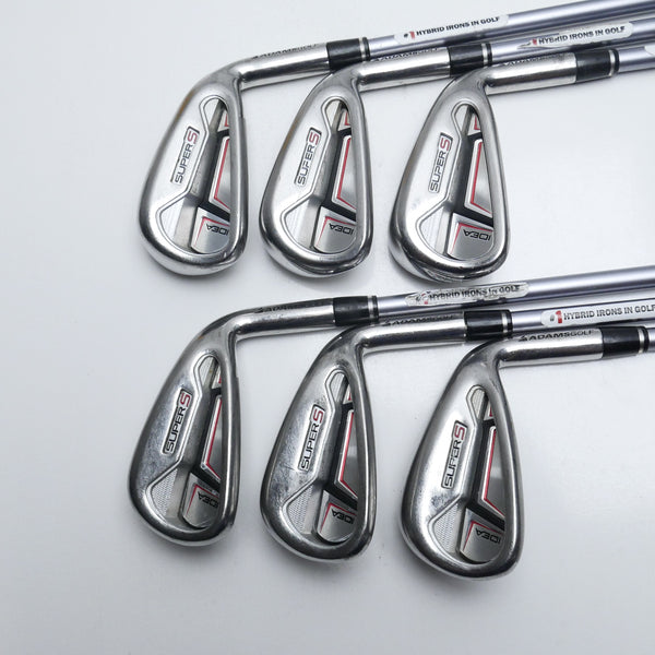 Used Adams Idea Super S Iron Set / 5 - PW / Stiff Flex