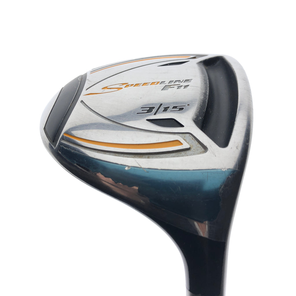 Used Adams Speedline F11 Stainless Steel 3 Fairway Wood / 15 Deg / Regular Flex