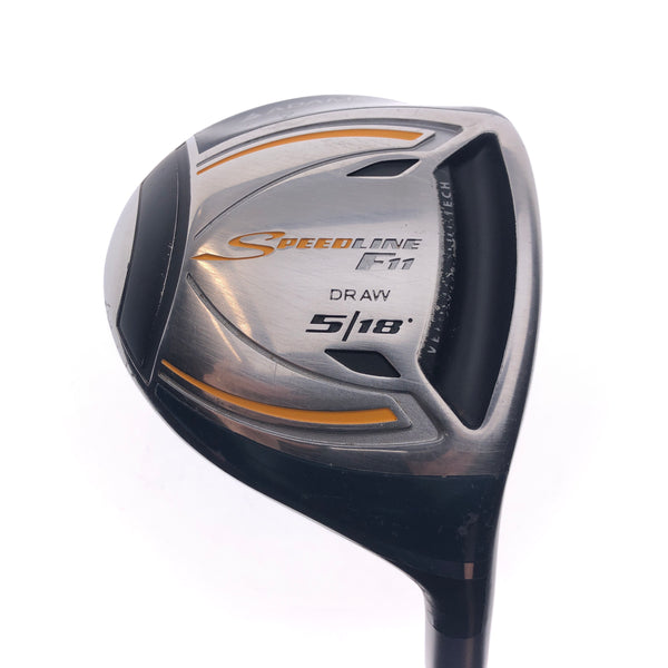 Used Adams Speedline F11 Stainless Steel 5 Fairway Wood / 18 Deg / Regular Flex