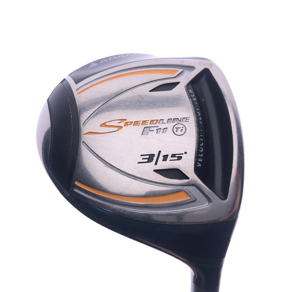 Used Adams Speedline F11 Titanium 3 Fairway Wood / 15 Degrees / Stiff Flex