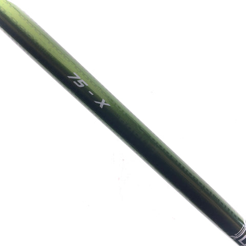 Used Aldila NV Green 75 Driver Shaft / X-Stiff Flex / TaylorMade Gen 2 Adapter