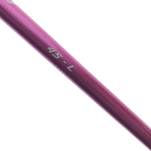 Used Aldila NVS Pink 45-L Driver Shaft / Ladies Flex / PXG Adapter