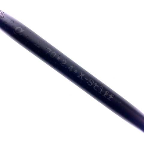 Used Aldila RIP Alpha 70 Driver Shaft / X-Stiff Flex / TaylorMade Gen 2 Adapter
