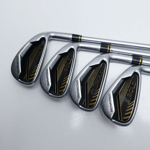 Used Ben Ross Gold Iron Set / 5 - SW / Soft Regular Flex