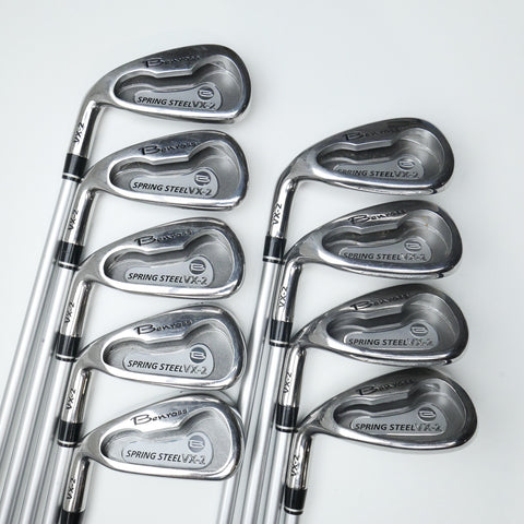 Used Ben Ross Spring Steel VX-2 Iron Set / 3 - SW / Ladies Flex / Left-Handed