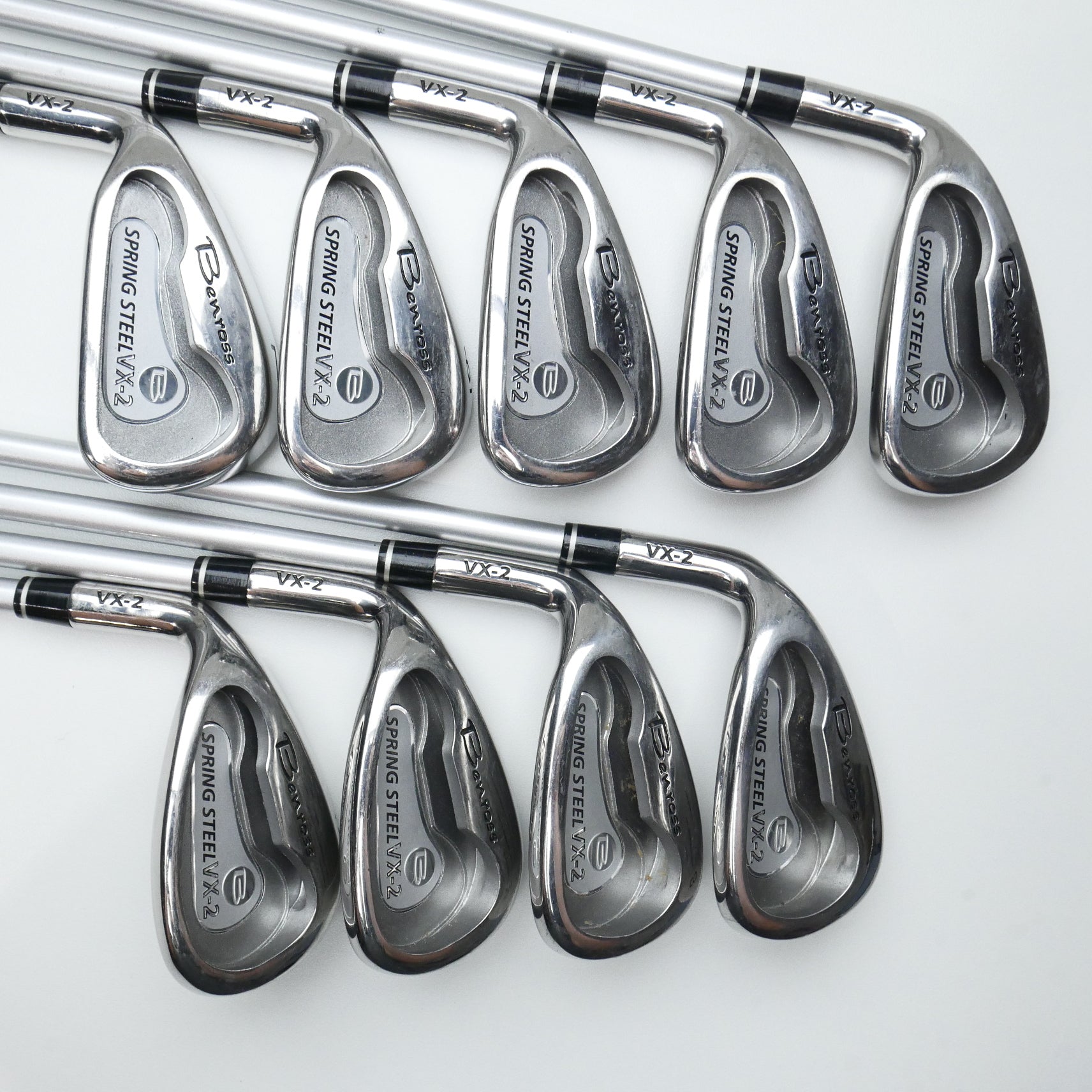 Used Ben Ross Spring Steel VX-2 Iron Set / 3 - SW / Ladies Flex / Left-Handed