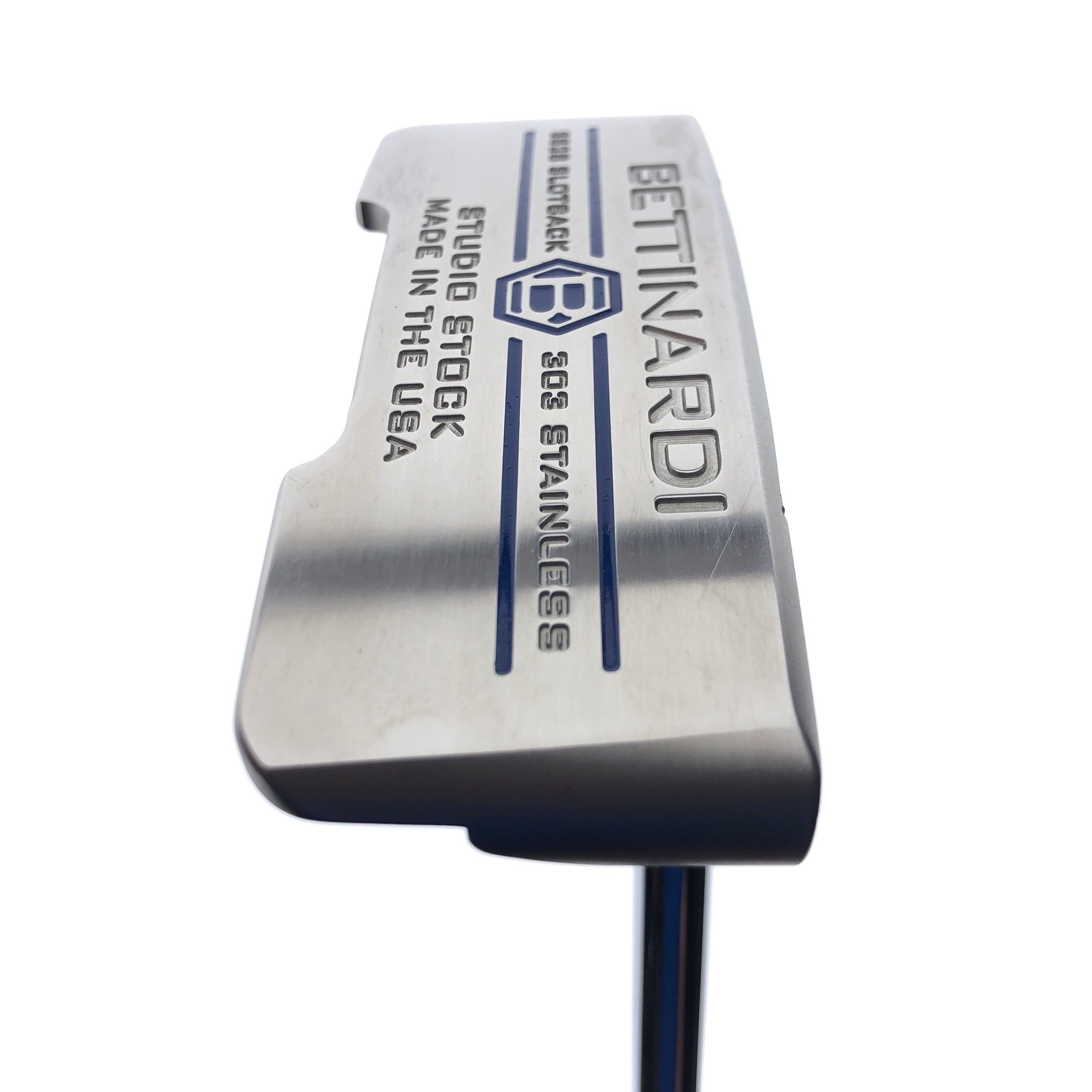 Used Bettinardi Studio Stock 28 Slotback Center Shaft 2020 Putter / 35.0 Inches