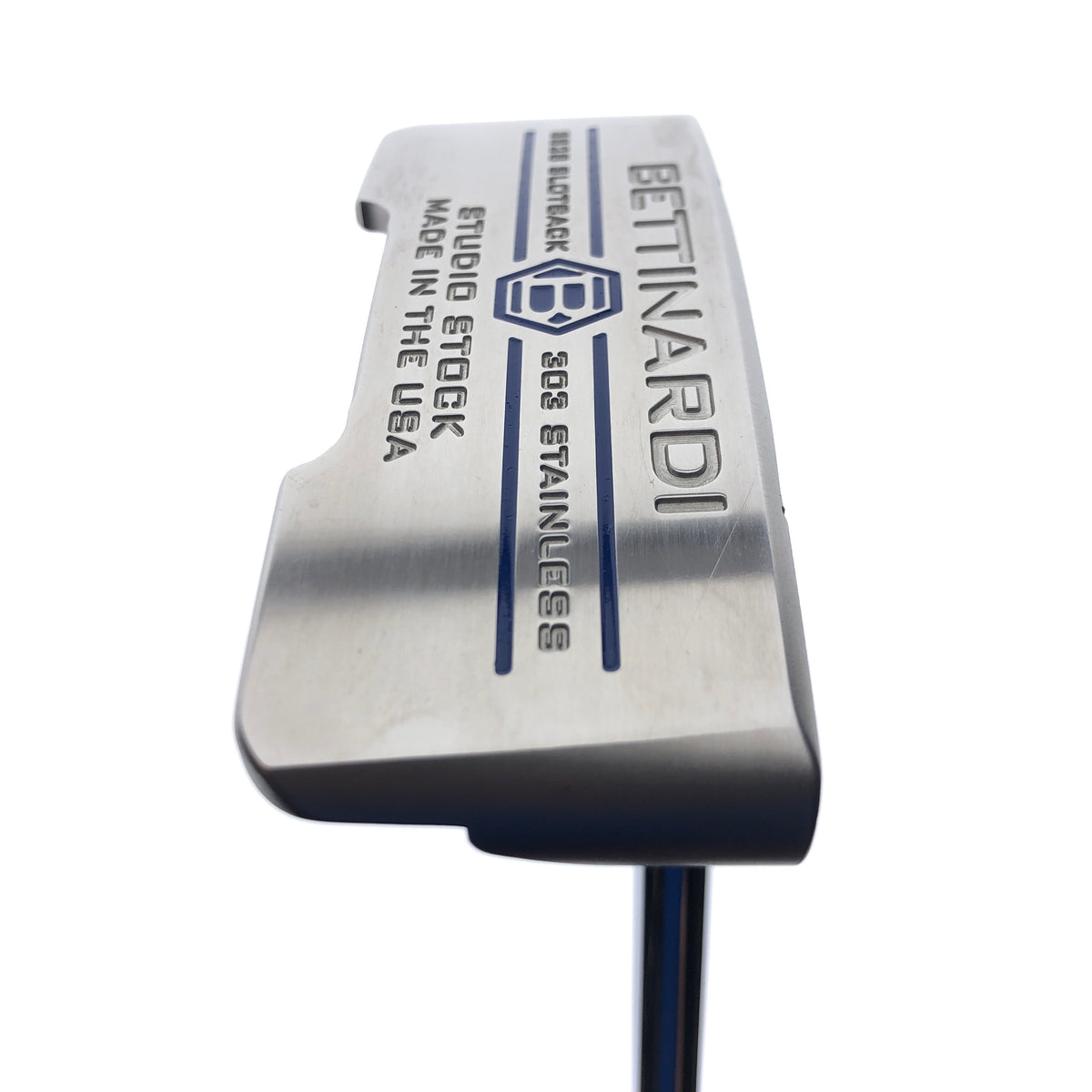 Used Bettinardi Studio Stock 28 Slotback Center Shaft 2020 Putter / 35.0 Inches