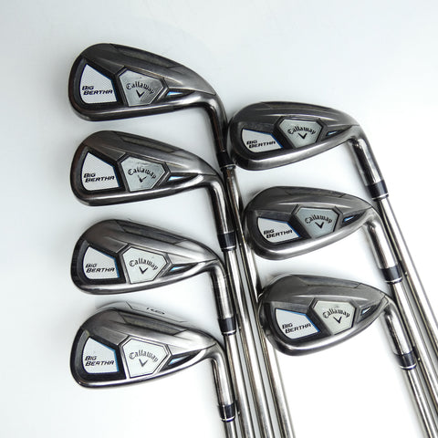 Used Callaway 2015 Big Bertha Iron Set / 6 - SW + AW / Ladies Flex